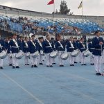 Banda Escolar de Rengo tuvo destacada participación en Desfile del 2 de octubre en el Estadio El Teniente